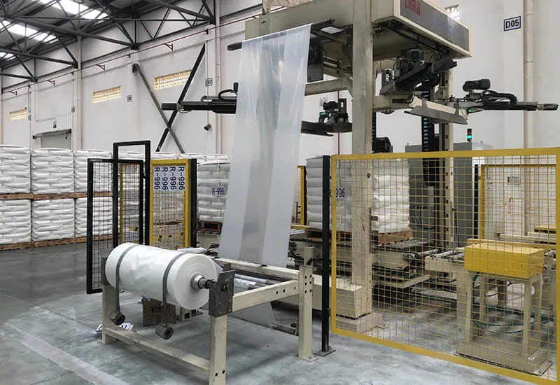 Automatic Stretch Hood Wrapping Machine