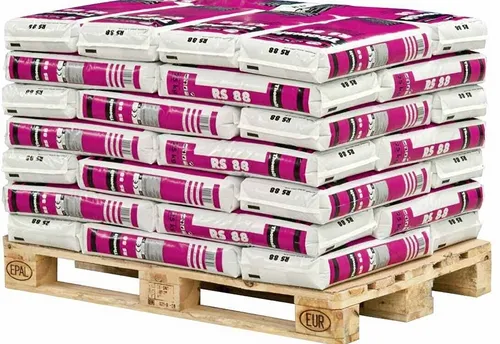 6 bags per layer, 7 layers high