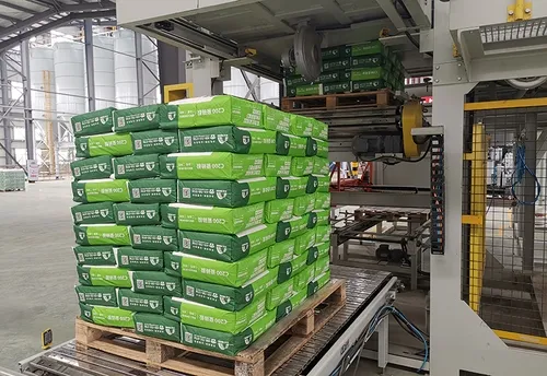 Automatic bag palletizing machine for dry mortar