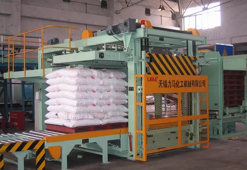 Automatic bag palletizing machine for PP granules
